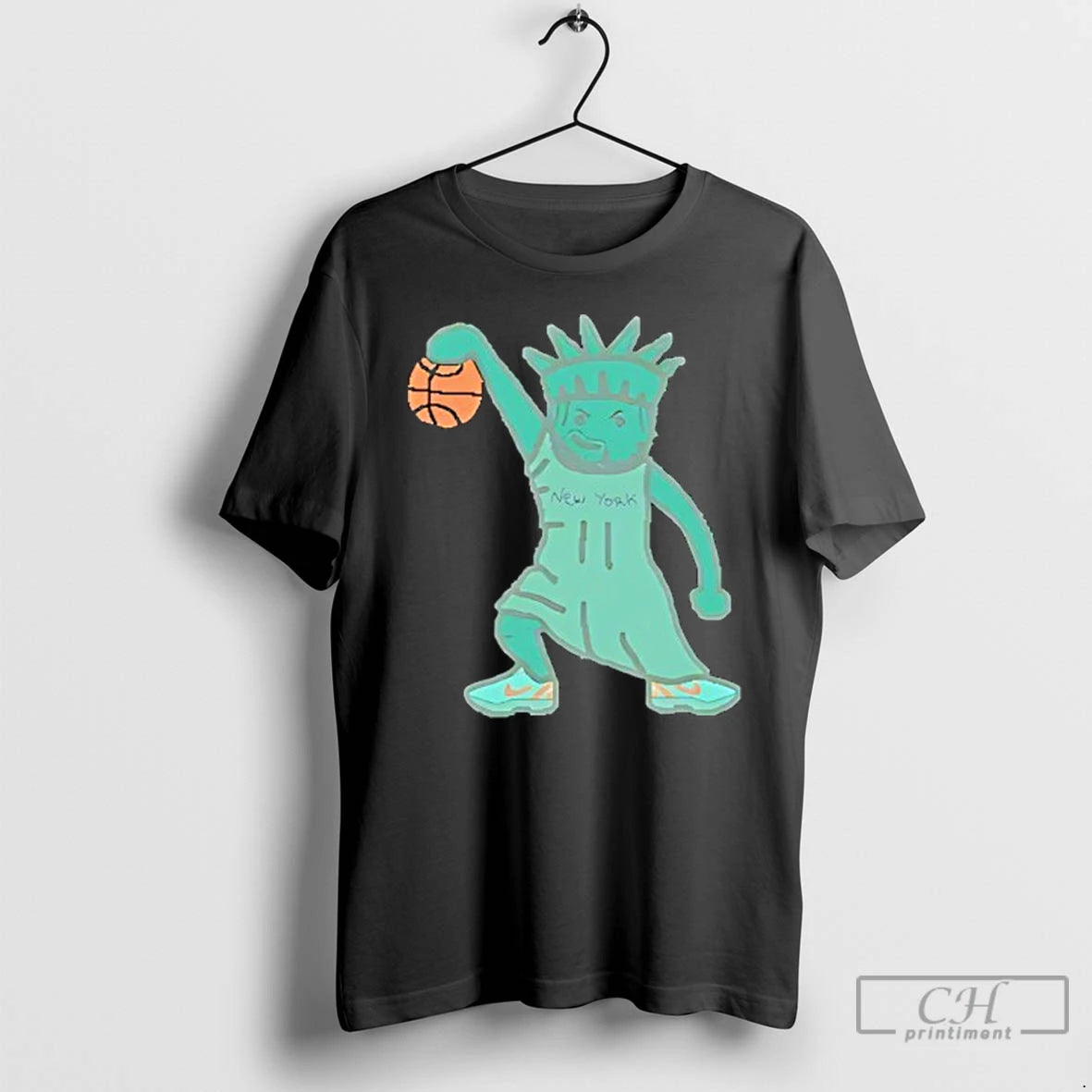 Classic Statue Of Liberty Of Jalen Brunson Caricature