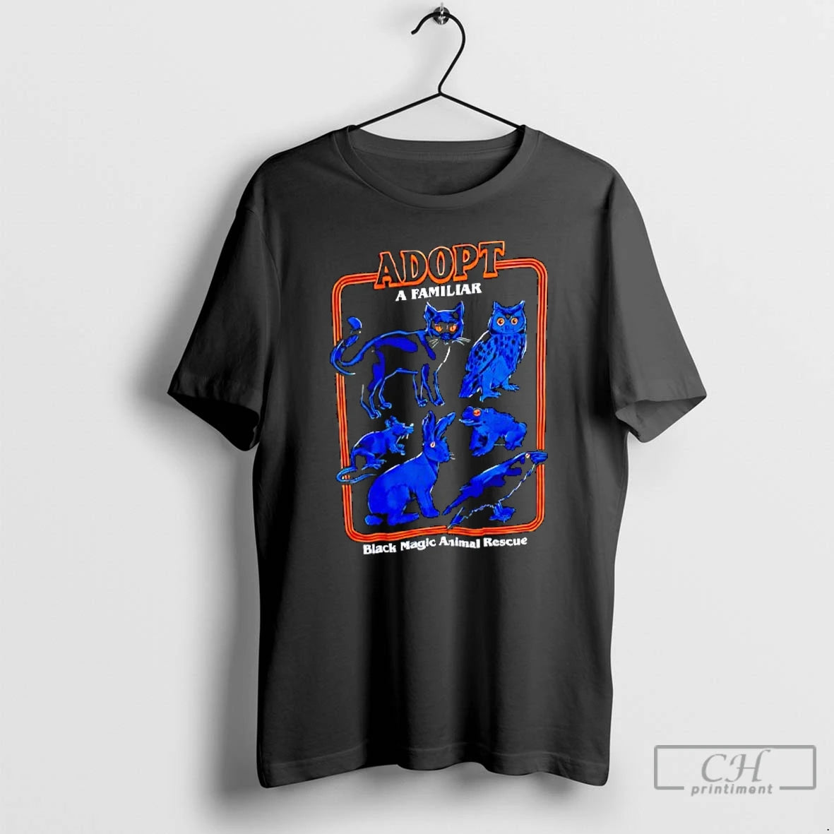 Classic Steven Rhodes Adopt A Familiar Black Magic Animal Rescue Graphic