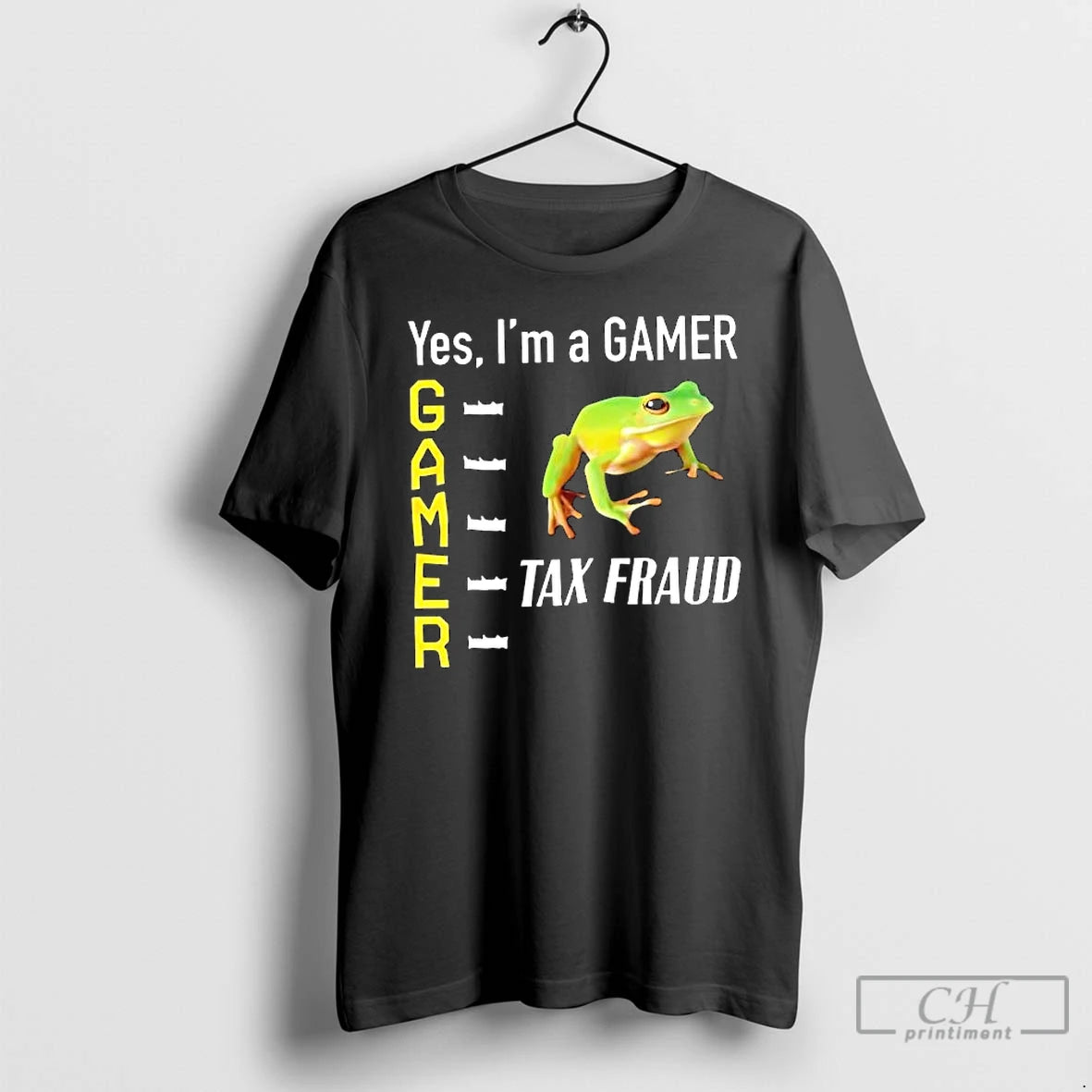 Classic Tax Fraud Gamer Yes Im A Gamer Frog