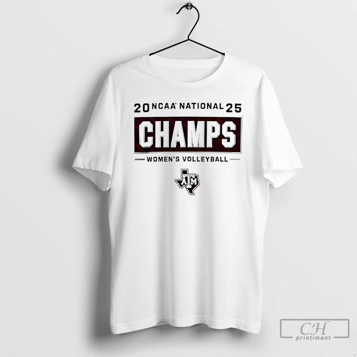 Classic Texas Am Aggies 2025 Volleyball National Champions Logo