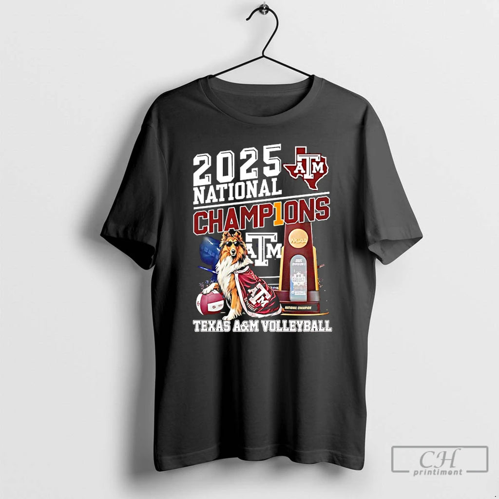 Classic Texas Am Aggies Volleyball National Champions 2025 Mascot