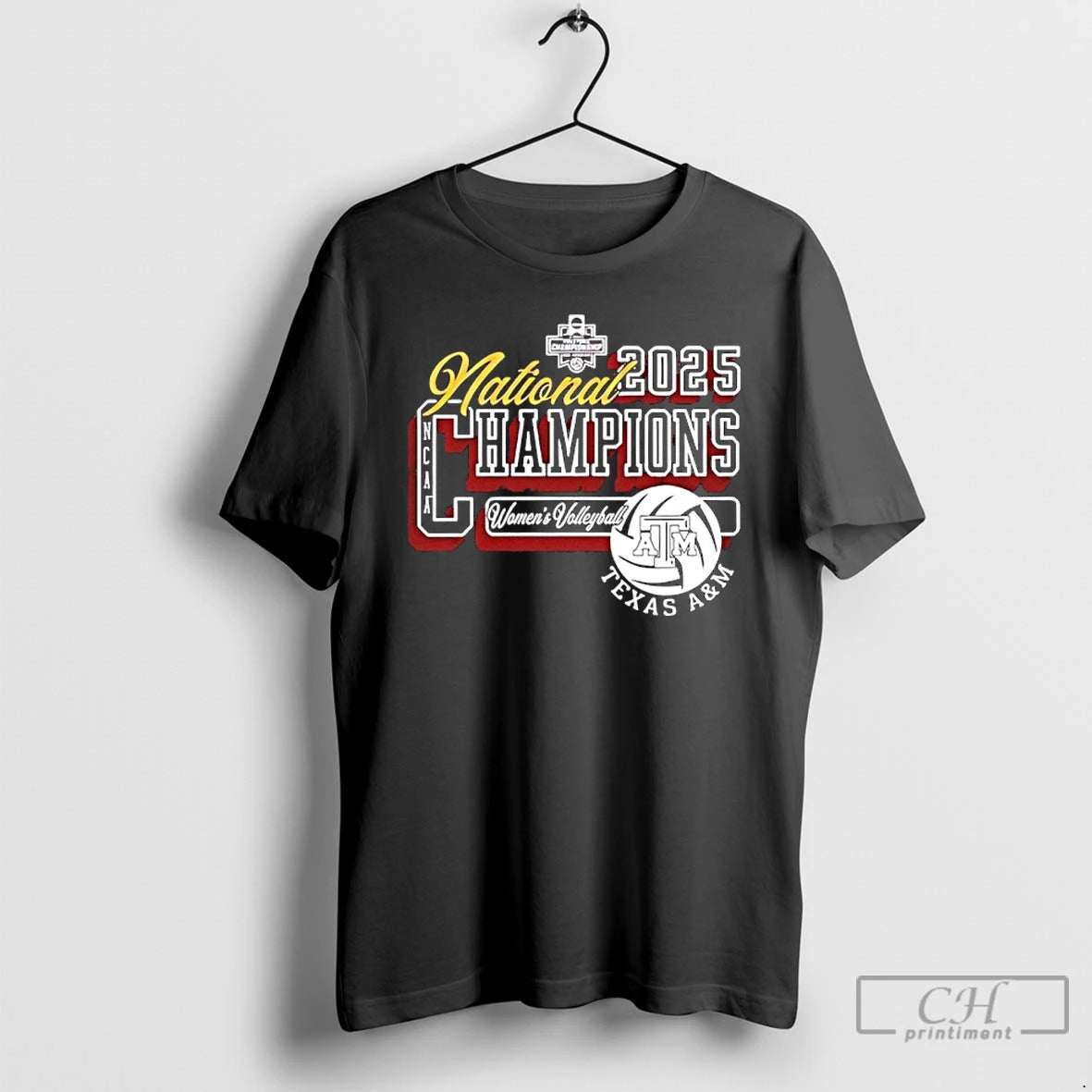 Classic Texas Am Aggies Womens Volleyball 2025 National Champions Logo