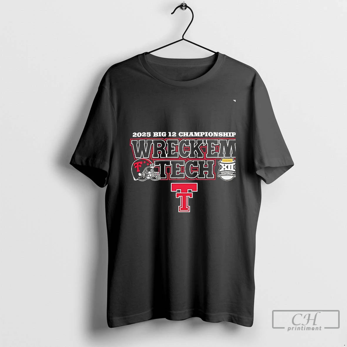 Classic Texas Tech Red Raiders Wreckem Tech 2025 Big 12 Champions Chriast T Shirts Sweater