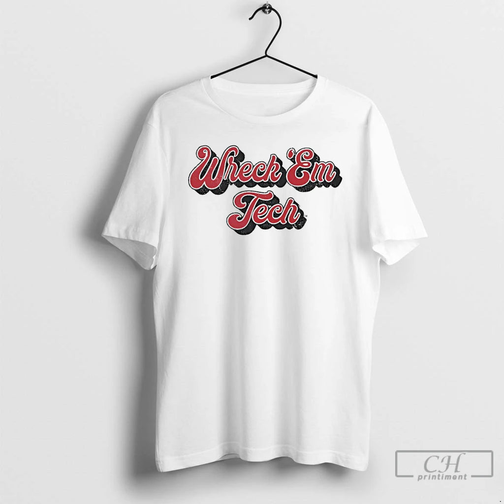Classic Texas Tech Wreck Em Tech Script