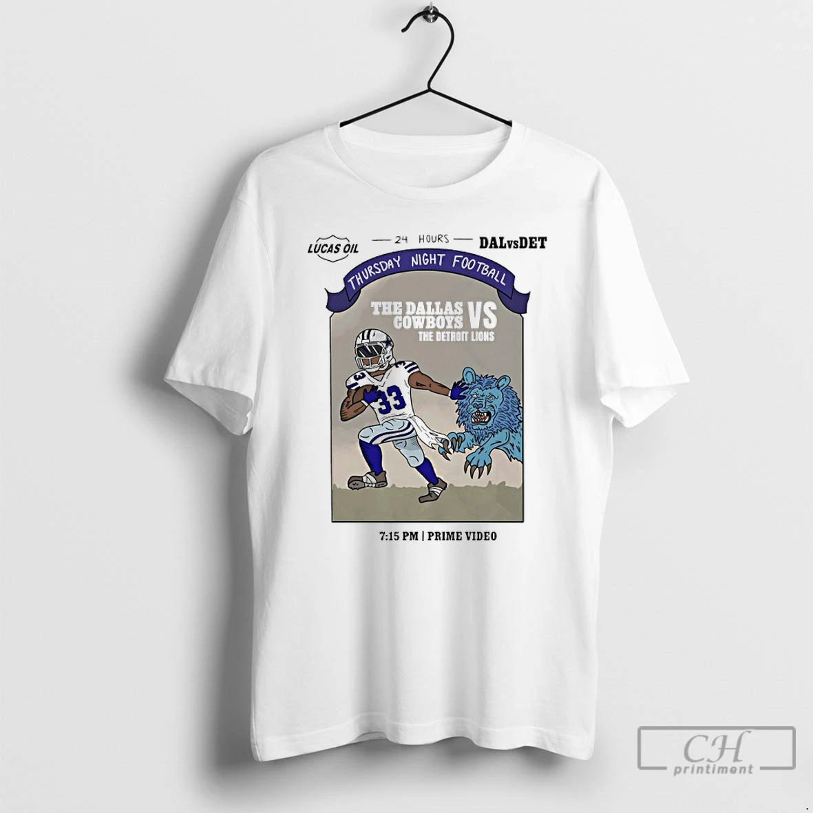 Classic The Dallas Cowboys Vs The Detroit Lions 2025 Thursday Night Football T Shirts Sweater