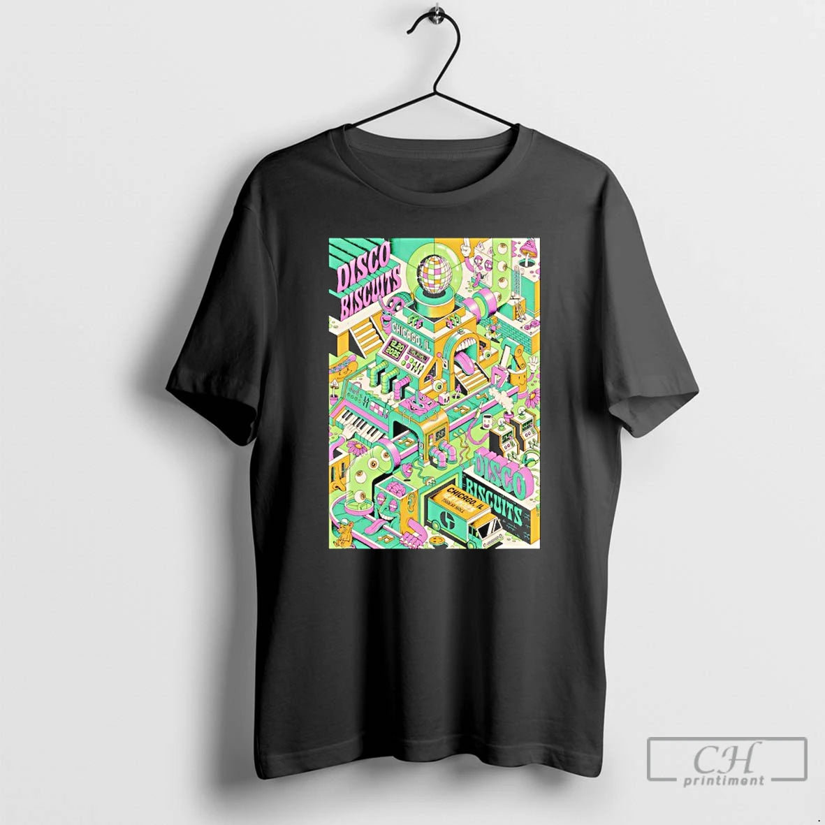 Classic The Disco Biscuits Dec 20 21 2025 Thalia Hall In Chicago Il T Shirts