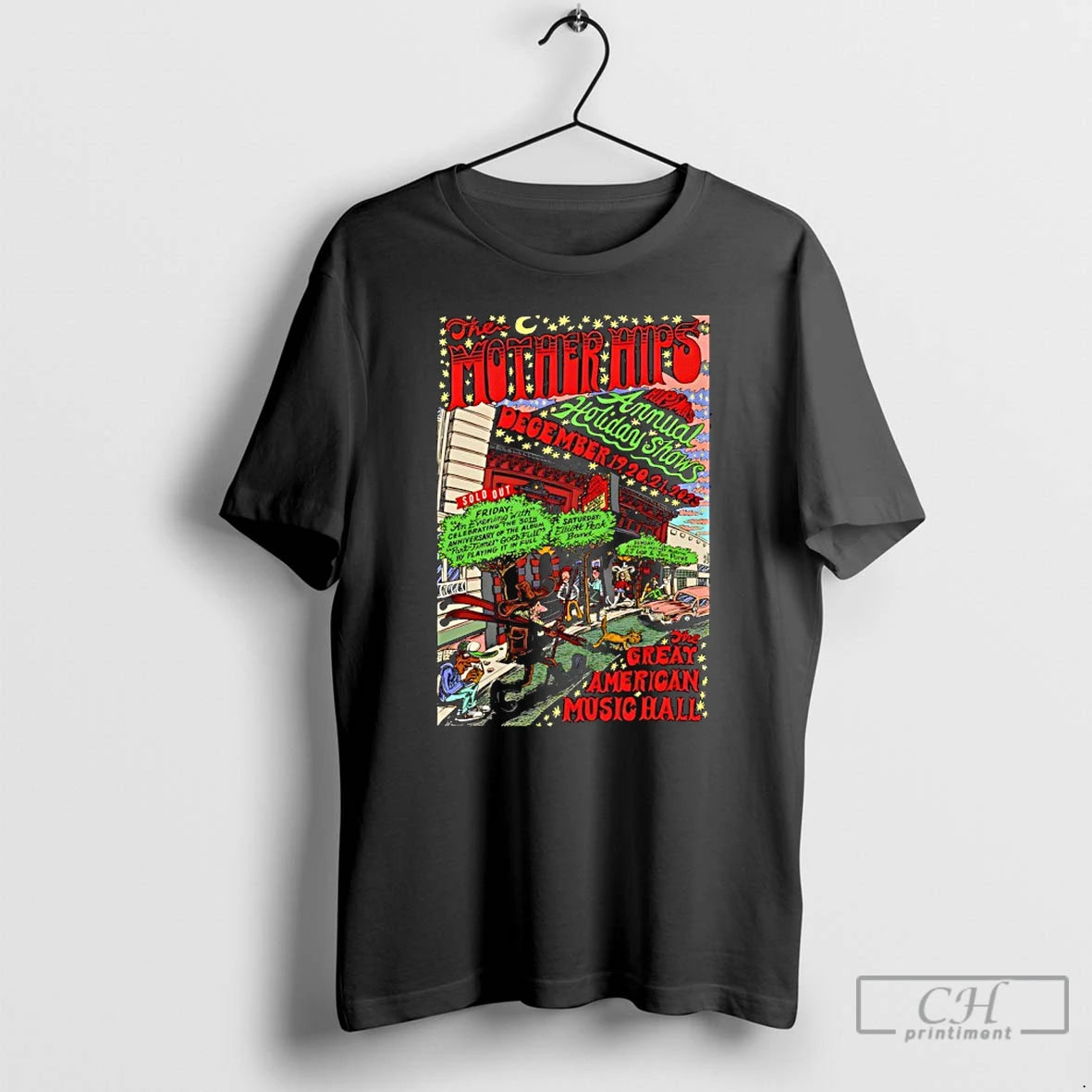 Classic The Mother Hips Dec 19 21 2025 Great American Music Hall In T Shirts