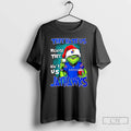 Classic They Hate Us Because They Aint Us Kansas Jayhawks Grinch Wearing Santa Hat