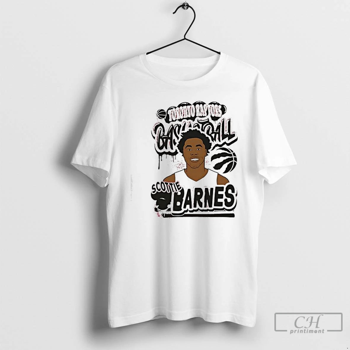 Classic Toronto Raptors Scottie Barnes Basketball Graphic