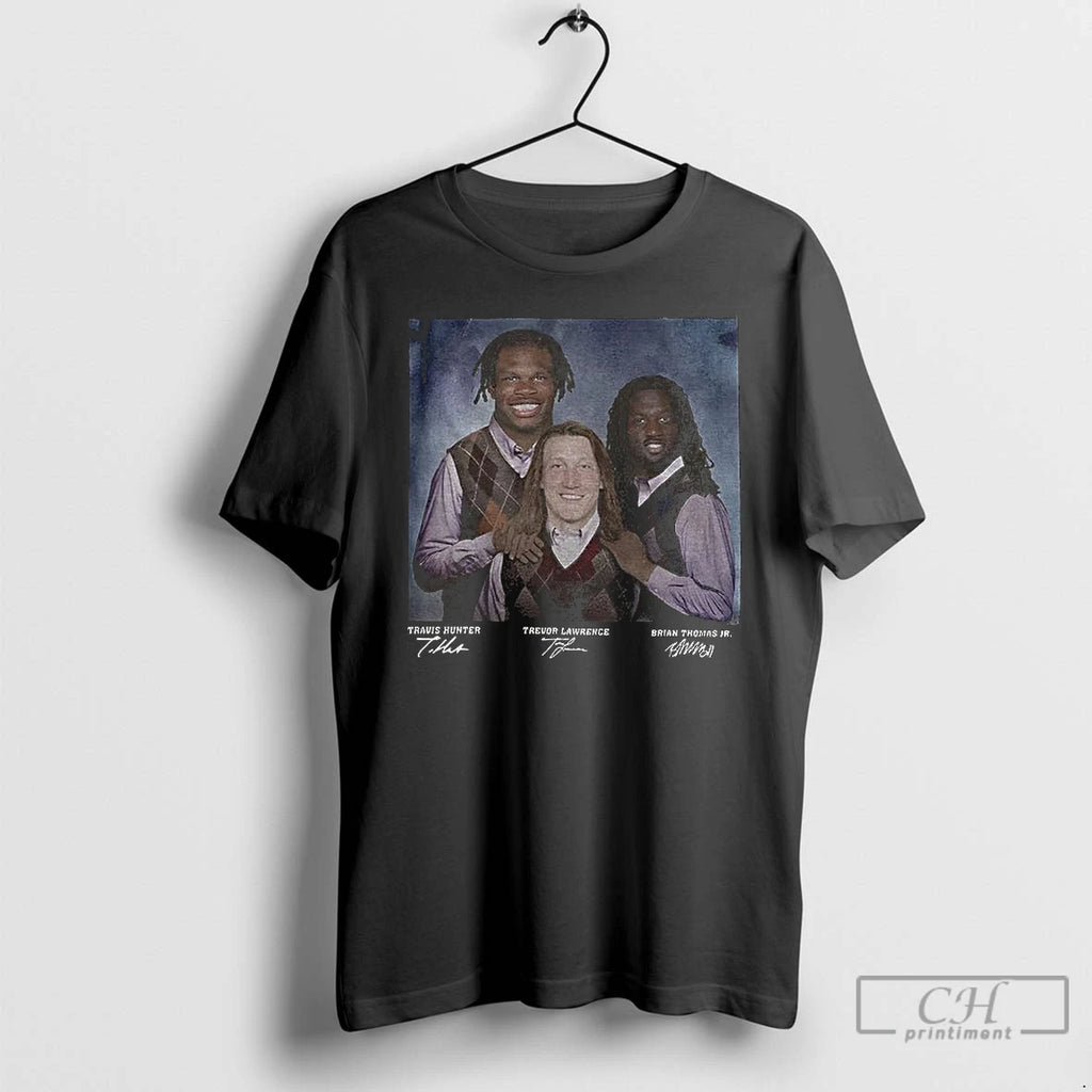 Classic Travis Hunter Trevor Lawrence Brian Thomas Jr Football Jacksonville Step Bros T Shirts Sweater