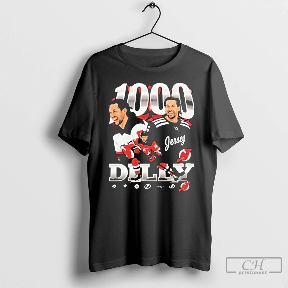 Classic Travis Zajac 1000 Games New Jersey Devils