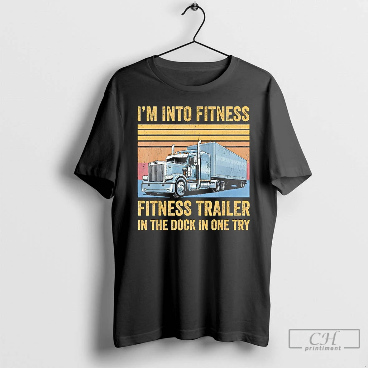 Classic Trucker Pun Fitness Whole Trailer In The Dock In One Try T Shirts Sweater