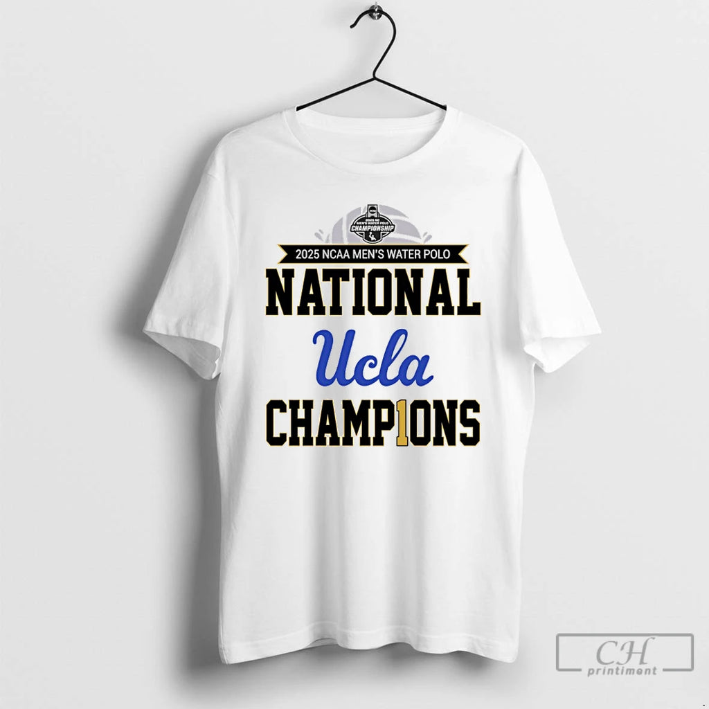 Classic Ucla Bruins 2025 Ncaa Mens Water Polo National Champions Locker Room T Shirts Sweater