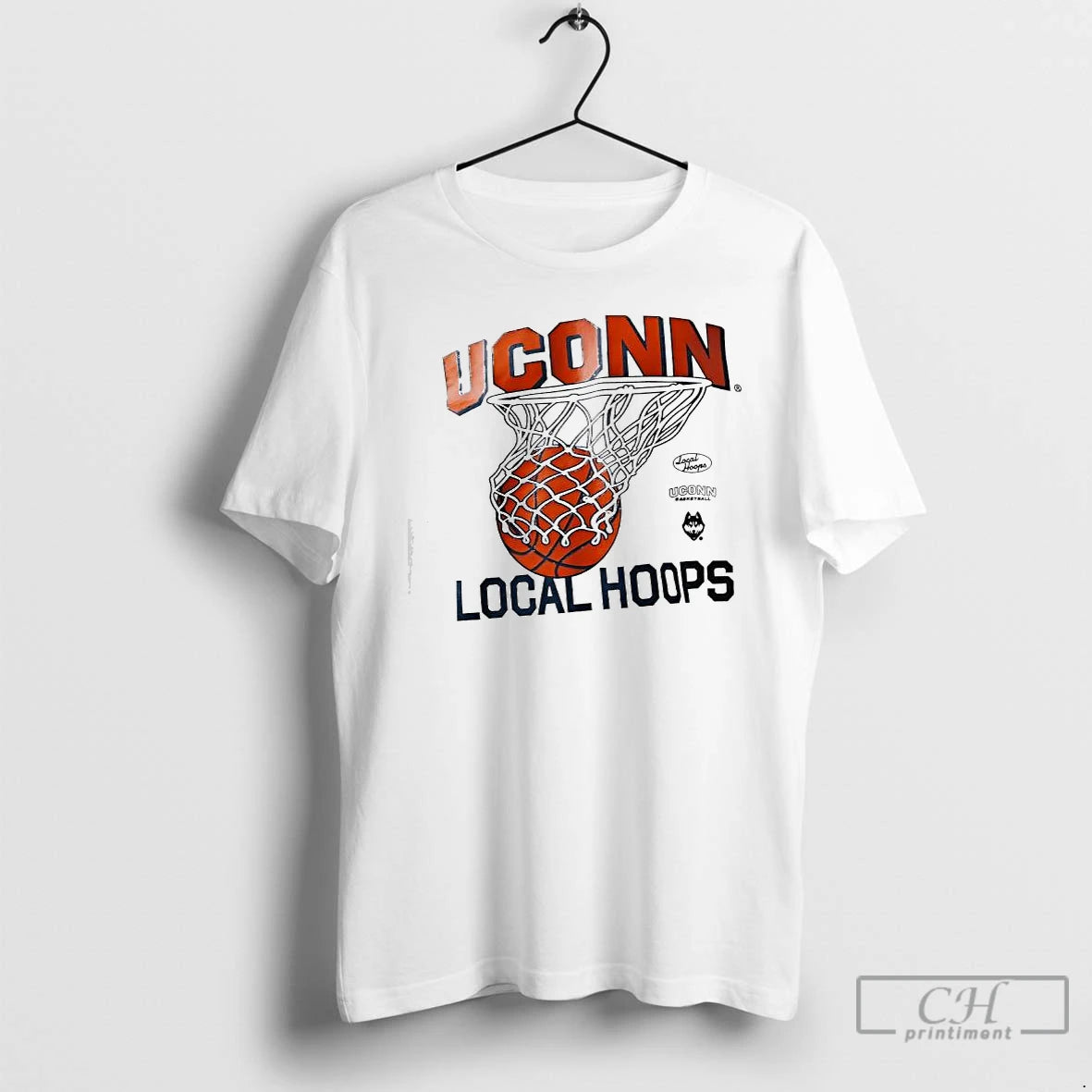 Classic Uconn Local Hoops Graphic