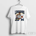 Classic Valiant University Of Michigan Basketball Yaxel Lendeborg Caricature