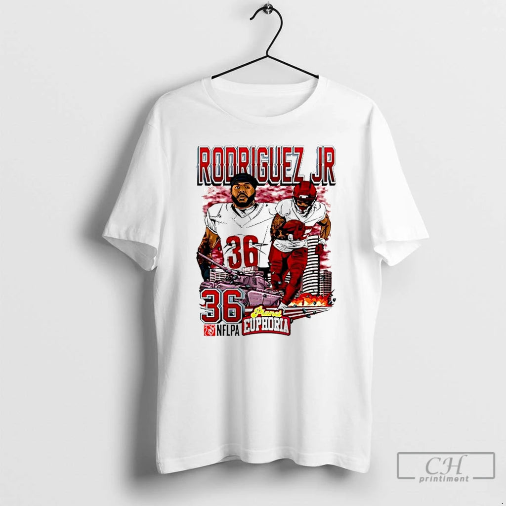 Classic Washington Commanders Chris Rodriguez Jr Football Player City Graphic