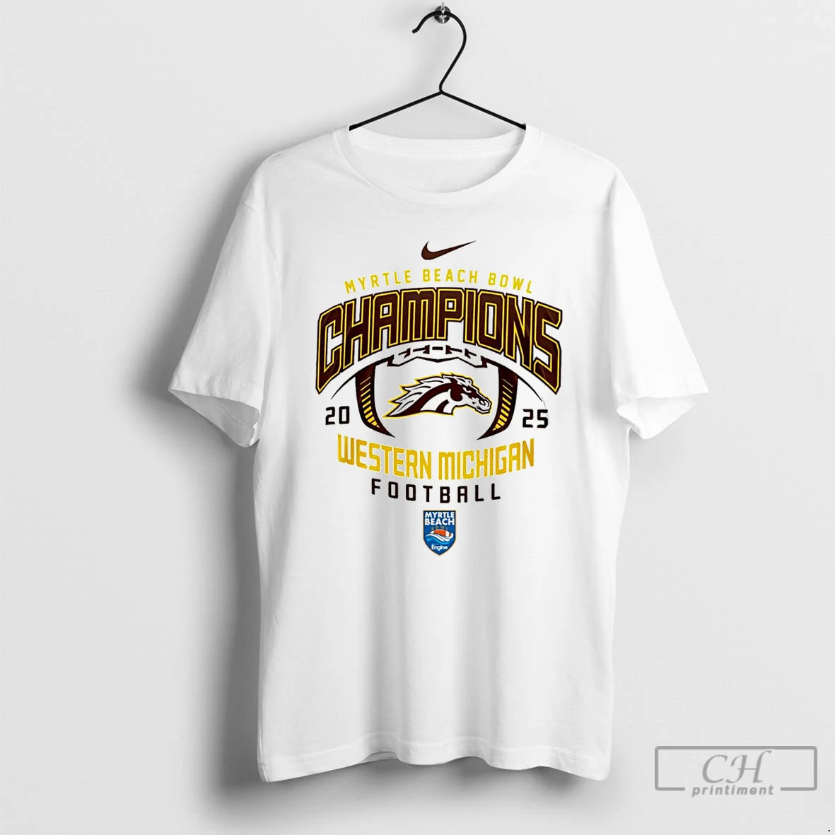 Classic Western Michigan Broncos Myrtle Beach Bowl Champions 2025 Football