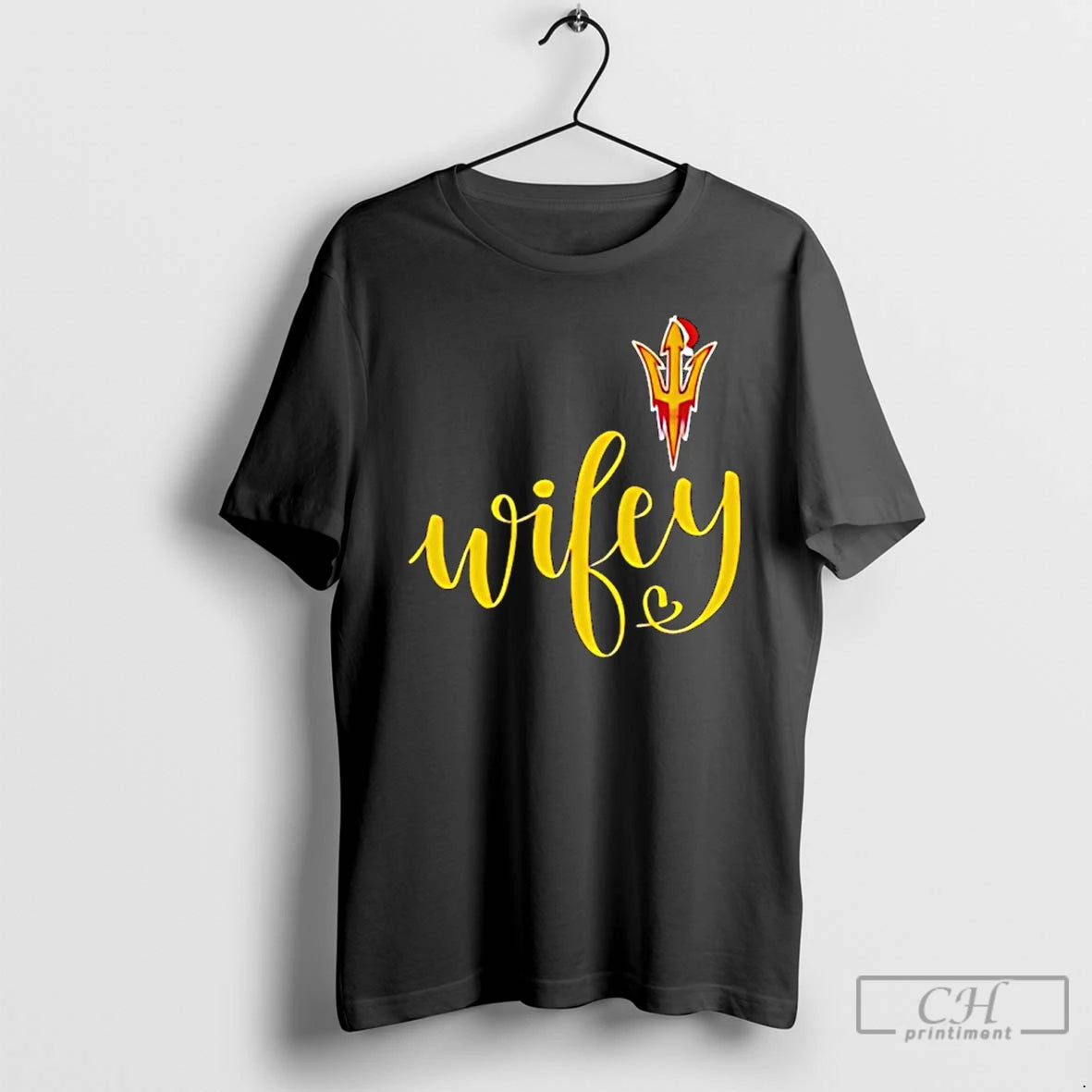 Classic Wifey Arizona State Sun Devils Santa Hat Merry Christmas