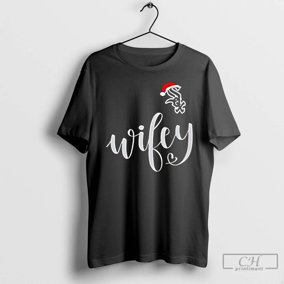 Classic Wifey Chicago White Sox Santa Hat Merry Christmas
