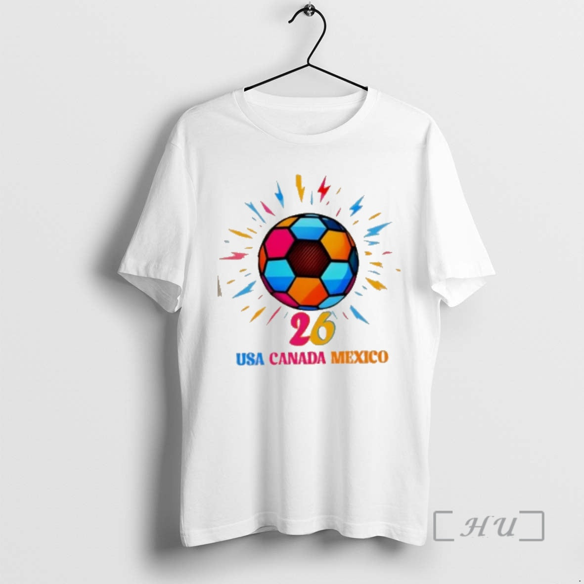 New Colorful Soccer Ball Usa Canada Mexico 2026