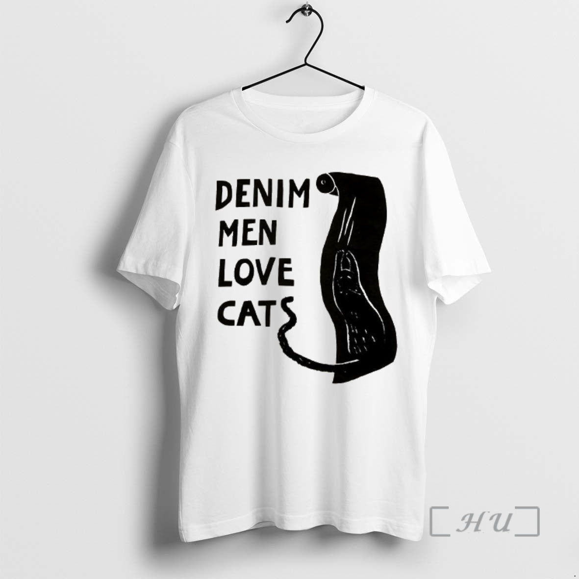 New Denim Men Love Cat