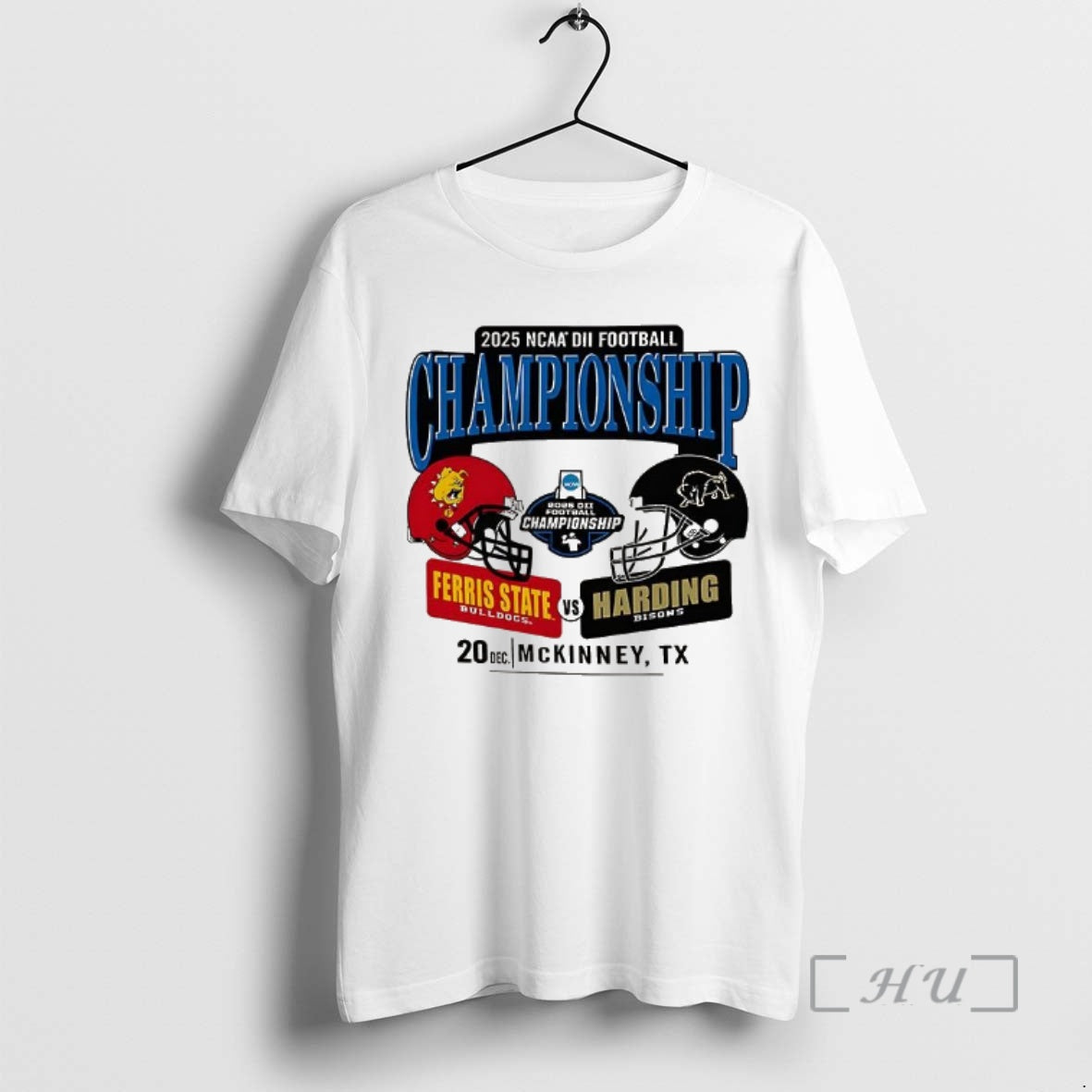 New Ferris State Bulldogs Vs Harding Bisons 2025 Ncaa Division Ii Football Championship Premium