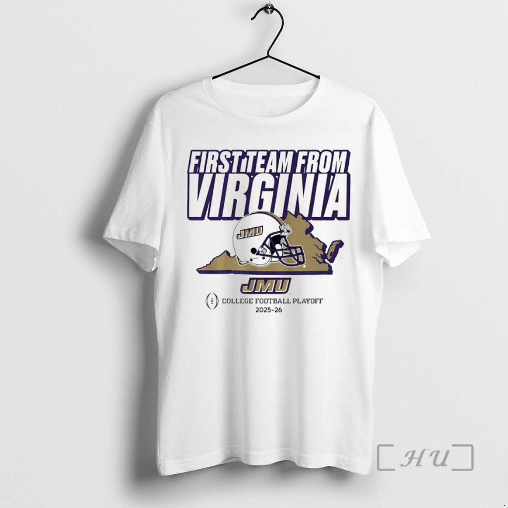 New First Team From Virginia James Madison Dukes Football 2025 2026 Cfp Helmet Circle Premium