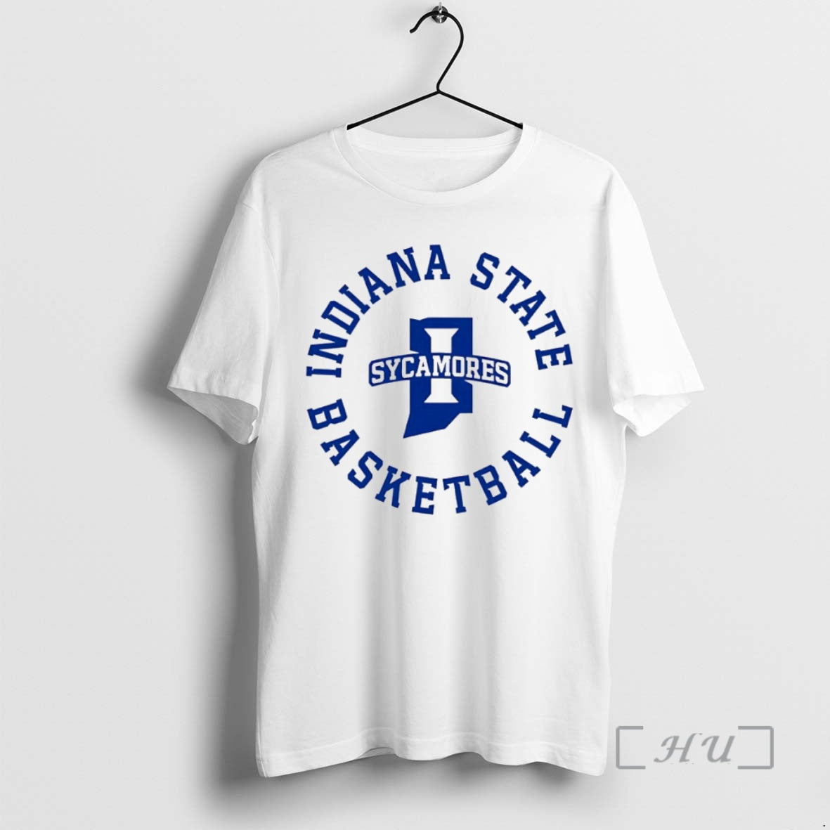 New Indiana State Sycamores Basketball Circle Logo Circle