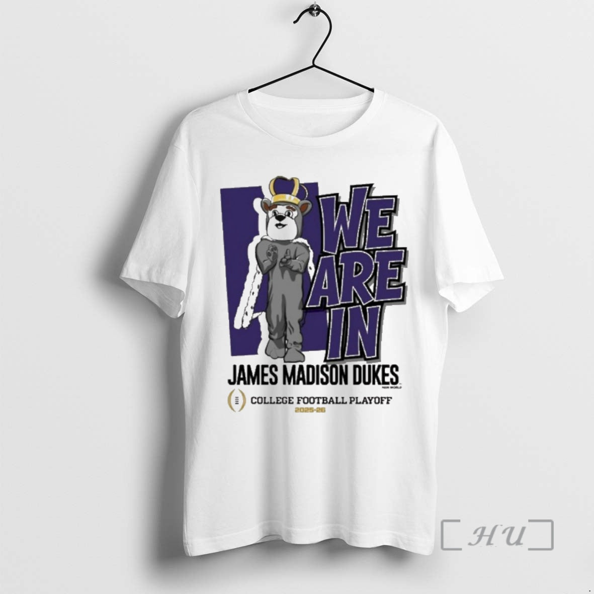 New James Madison Dukes 2025 26 College Football Playoffs We Are In Mascot Premium
