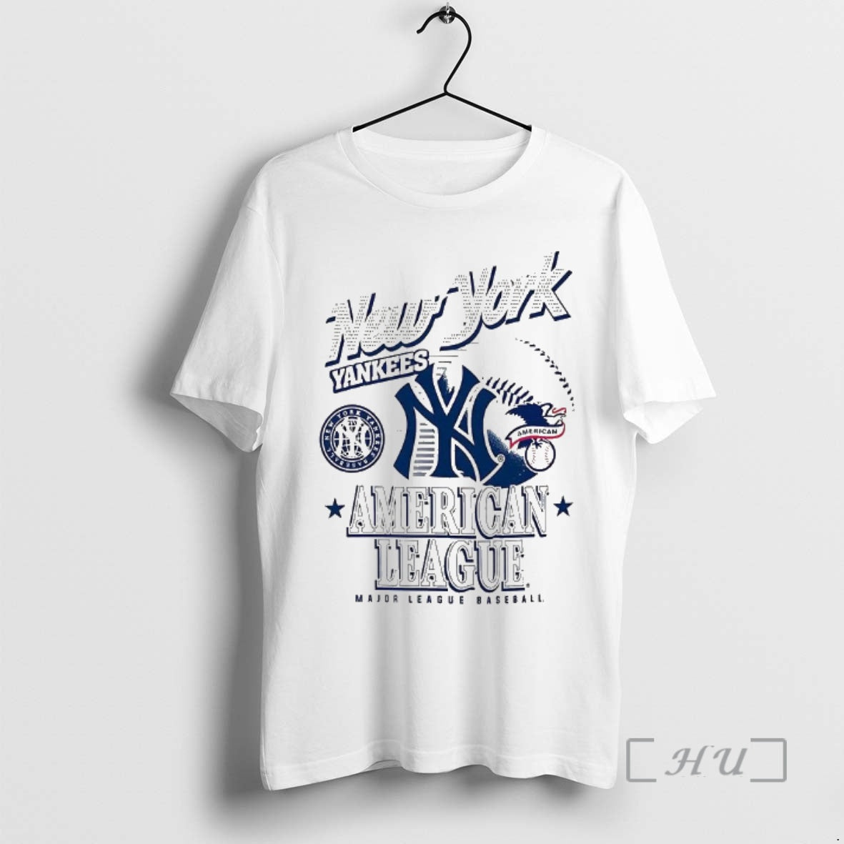 New New York Yankees Mlb American National League Logo Ball Retro Premium T Shirts Sweater
