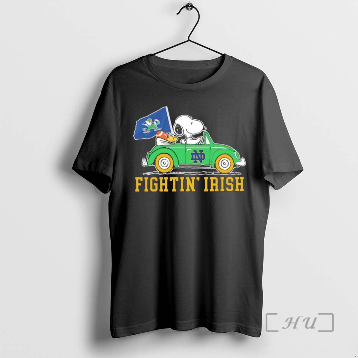 New Peanuts X Notre Dame Fighting Irish Football Driving Car