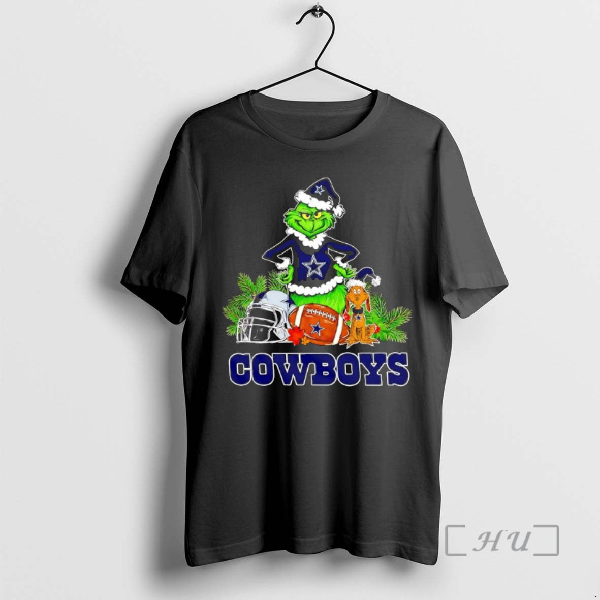New The Grinch And Max Dallas Cowboys Christmas Helmet Items