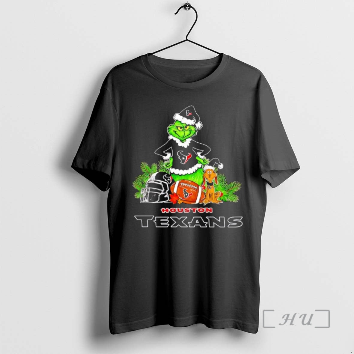 New The Grinch And Max Houston Texans Christmas Helmet Items