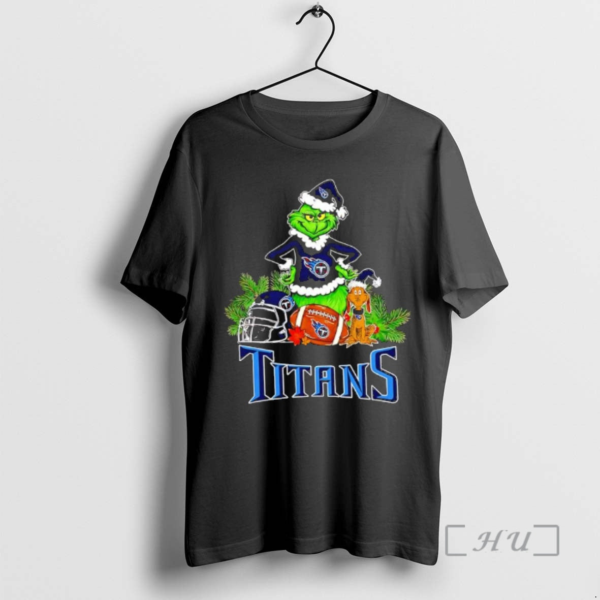 New The Grinch And Max Tennessee Titans Christmas Helmet Items