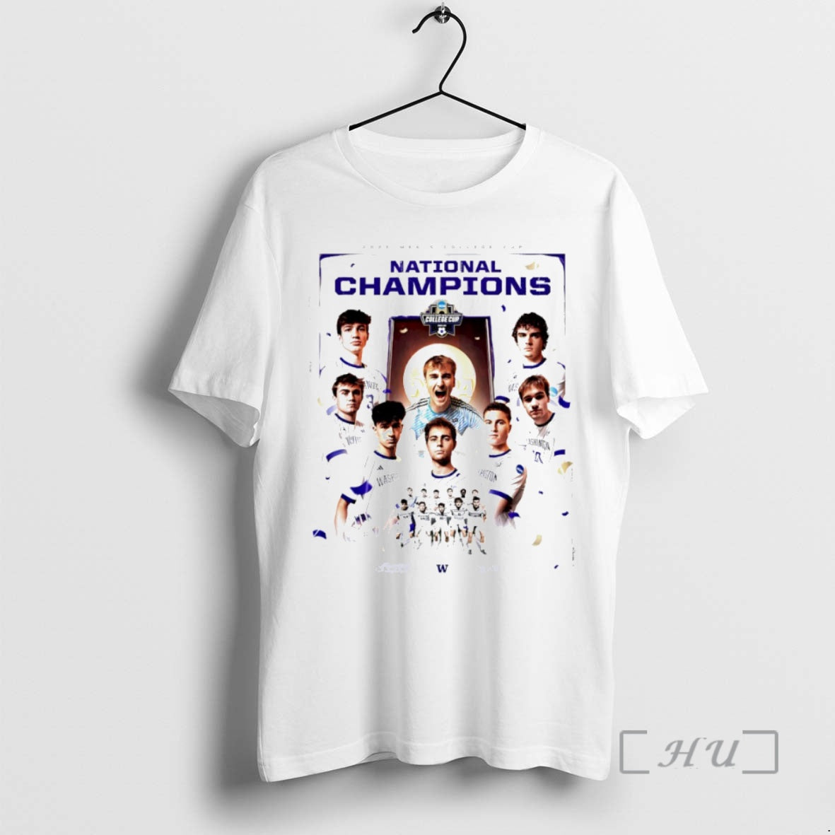 New The Washington Huskies Mens Soccer 2025 National Champions For The First Time Circle Premium