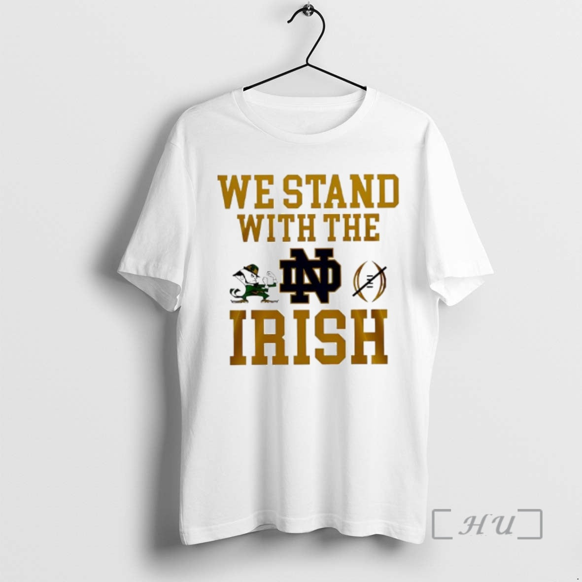 New We Stand With The Irish Robbed College Football Payoff Ornaments Premium T Shirts Sweater