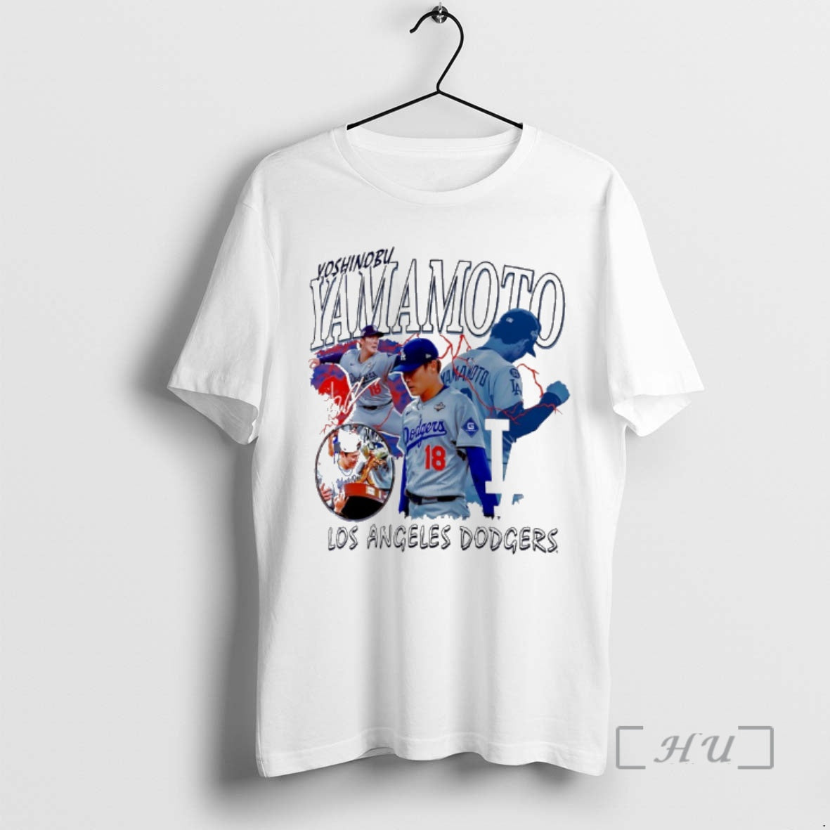 New Yoshinobu Yamamoto Los Angeles Dodgers Montage Player Signature