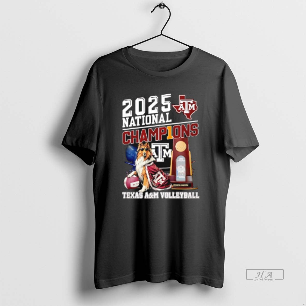 Official 0qym3nyo Texas Am Aggies Volleyball National Champions 2025 Mascot