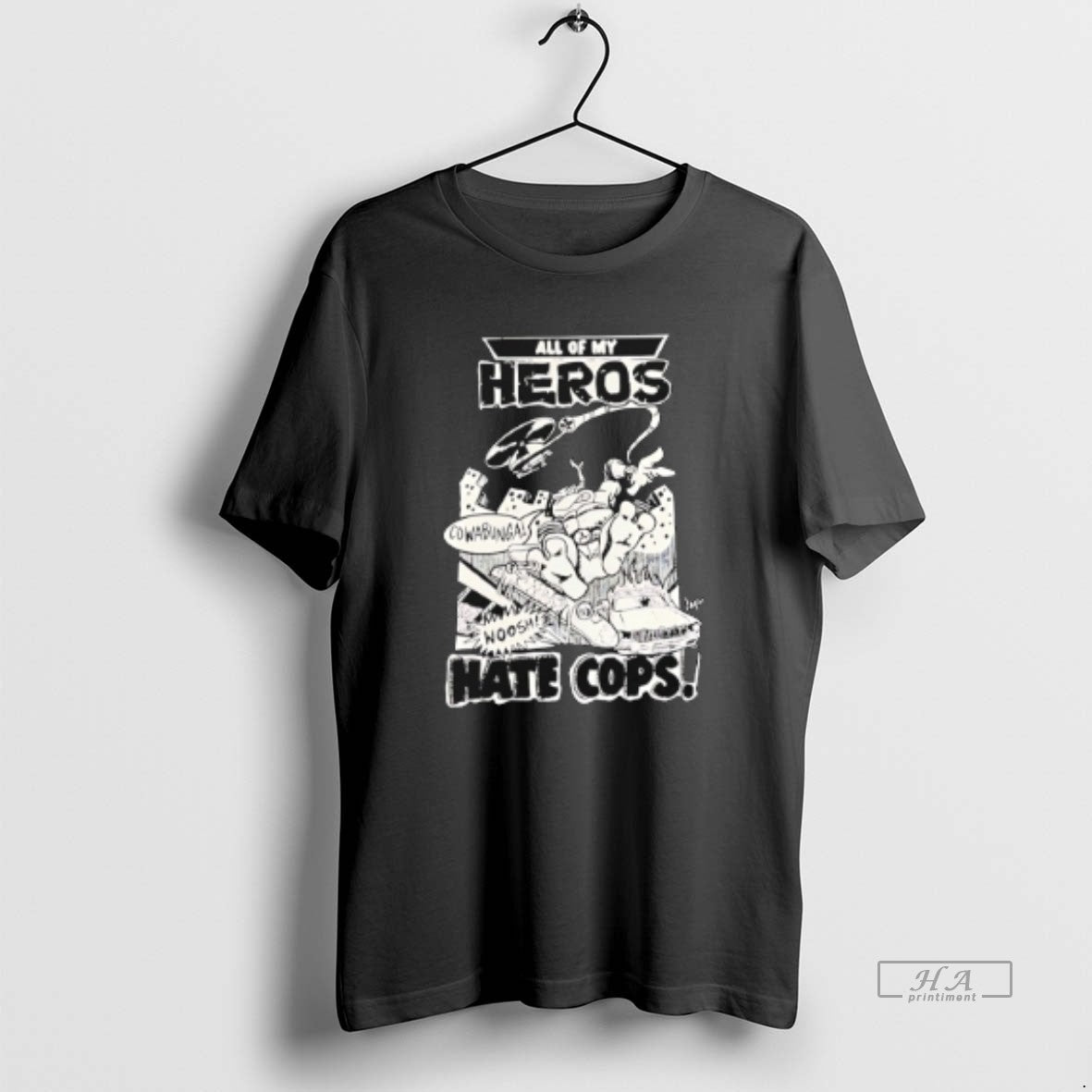 Official All My Heros Hate Cops Comic