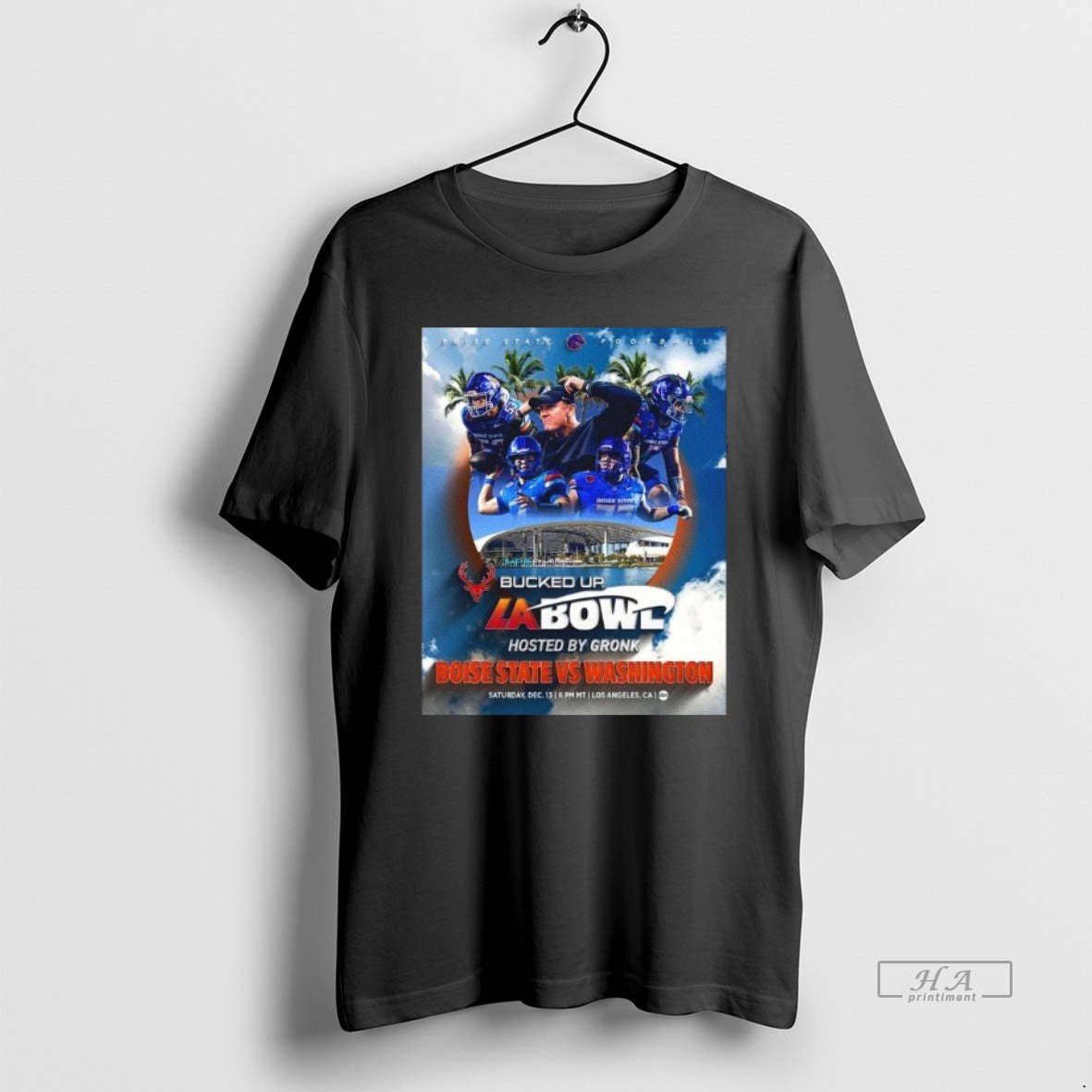 Official Boise State Broncos Vs Washington Huskies 2025 Bucked Up La Bowl Hosted By Gronk