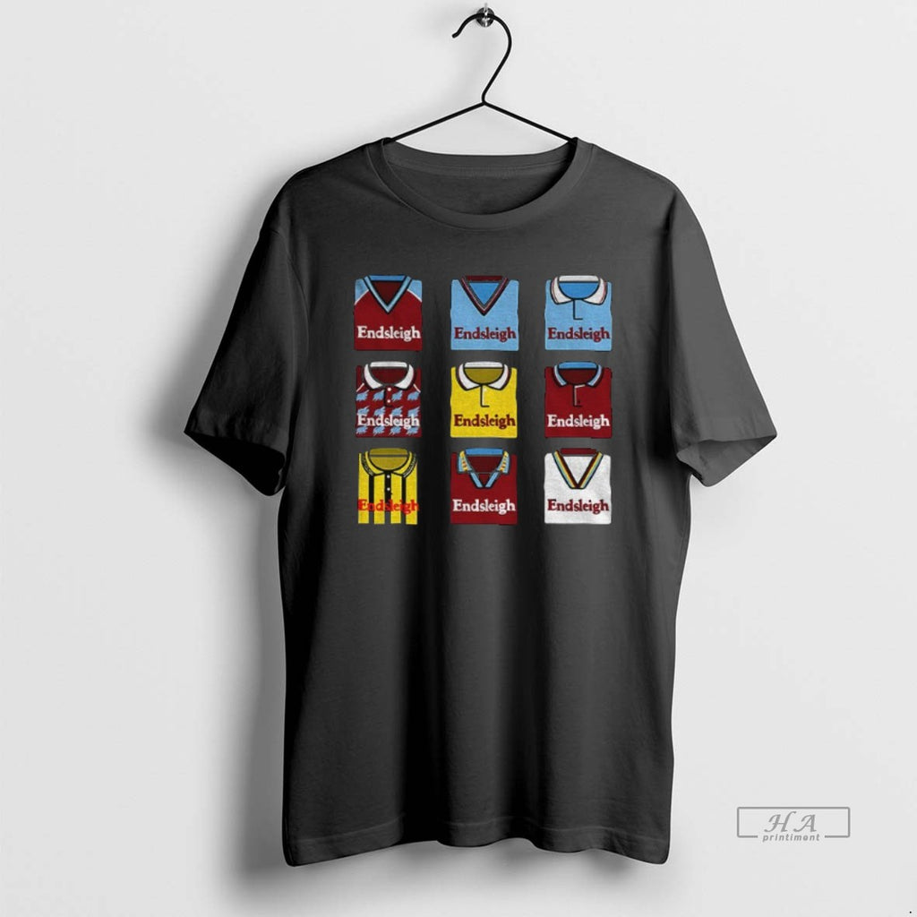 Official Burnley Fc Endsleigh Classic Football Jersey Graphic