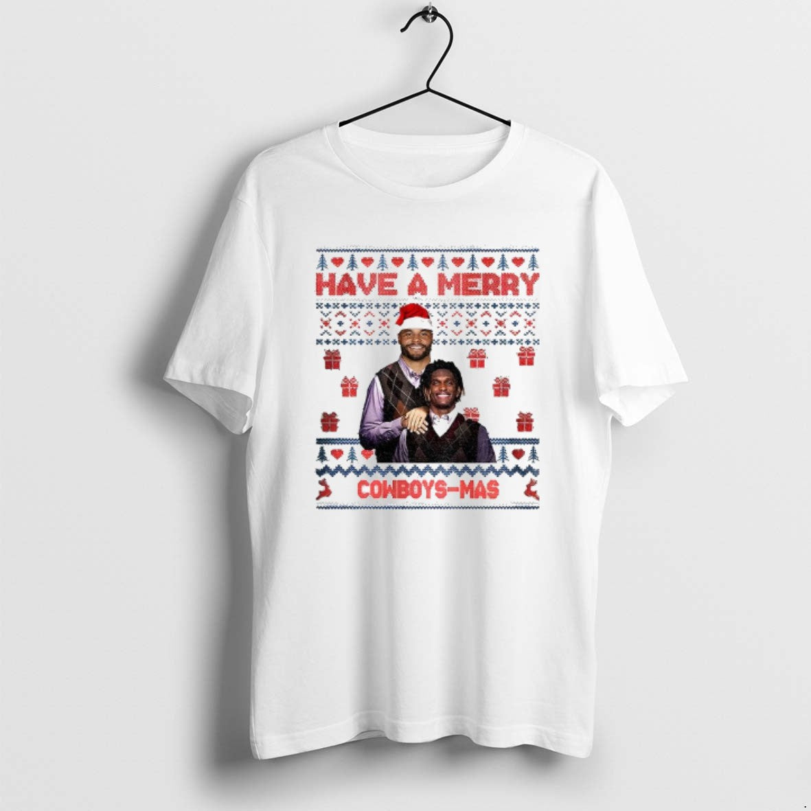 Official Dak Prescott And Ceedee Lamb Dallas Cowboys Stepbrothers Have A Merry Cowboys Mas Christmas