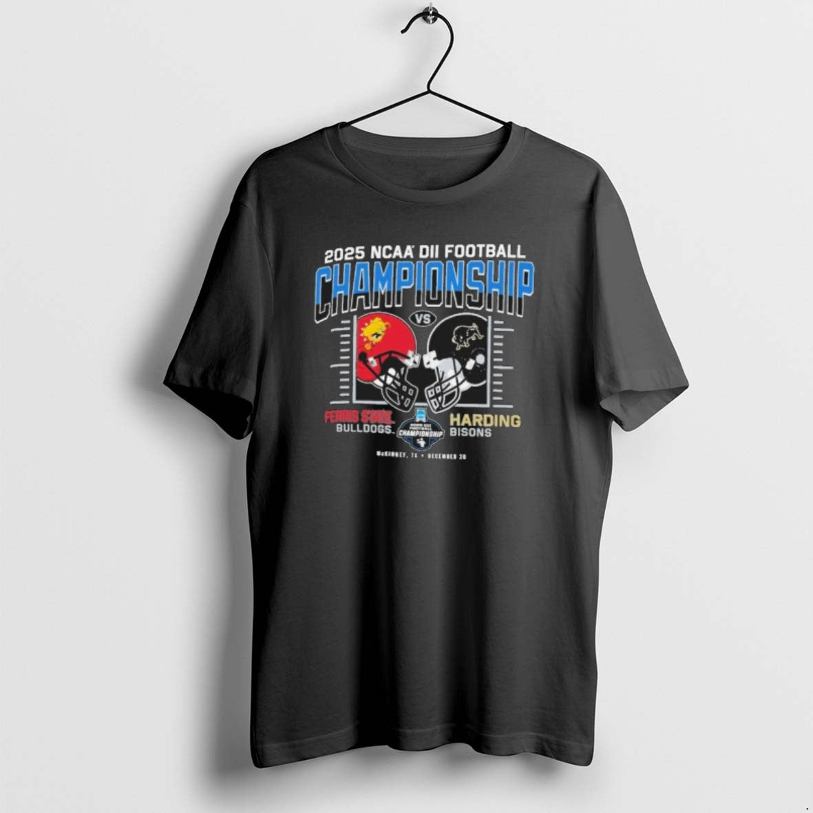 Official December 20 2025 Ncaa Dii Football Championship Ferris State Bulldogs Vs Harding Bisons
