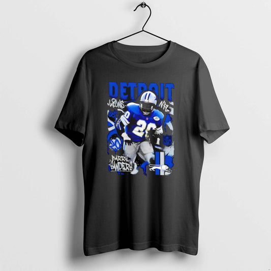 Official Detroit Lions Barry Sanders Star Player
