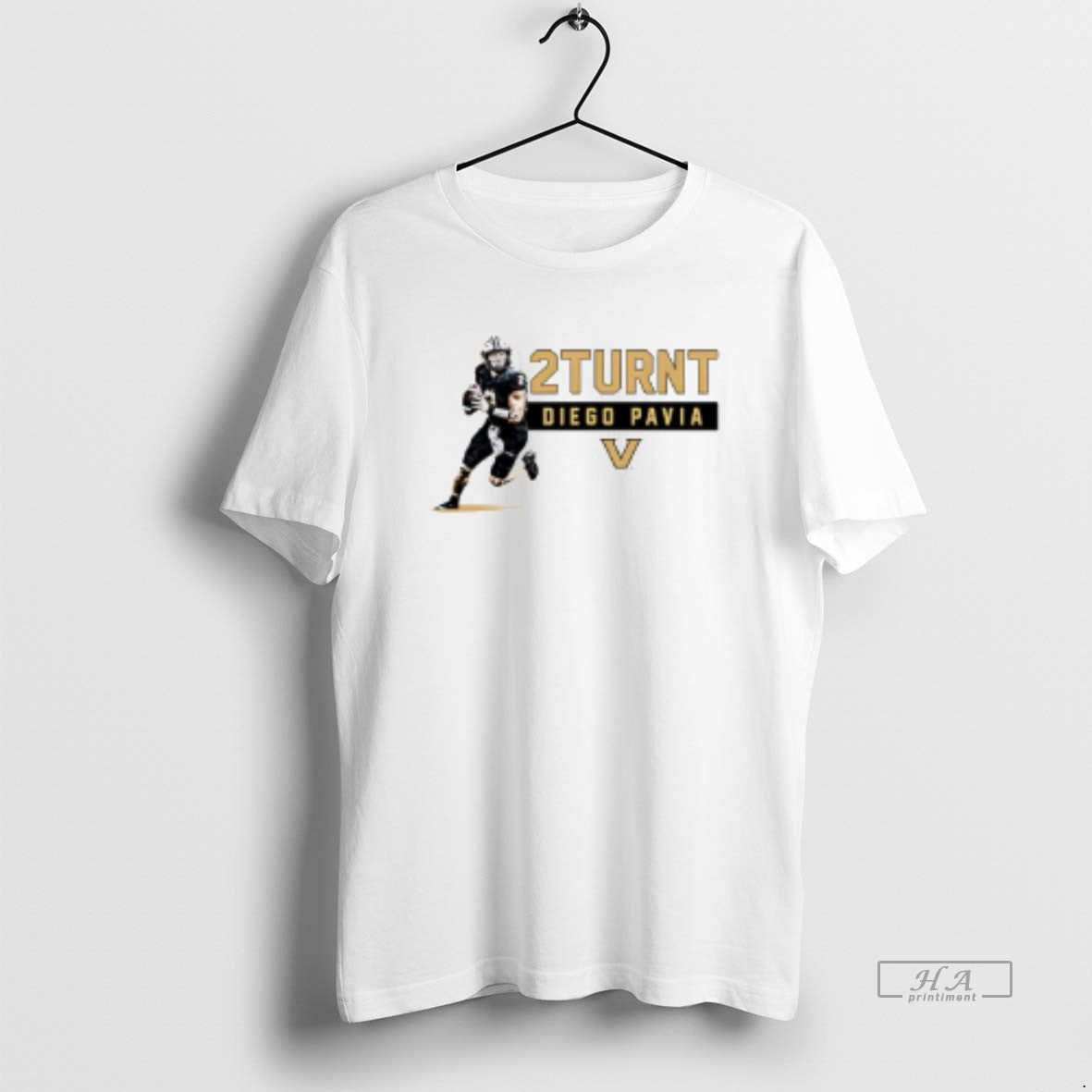 Official Diego Pavia Vanderbilt Football Ncaa 2turnt Cartoon