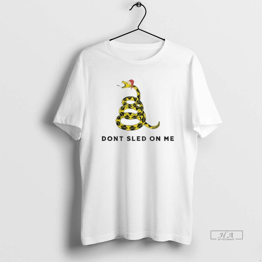 Official Dont Sled On Me Santa Hat Funny Merry Christmas