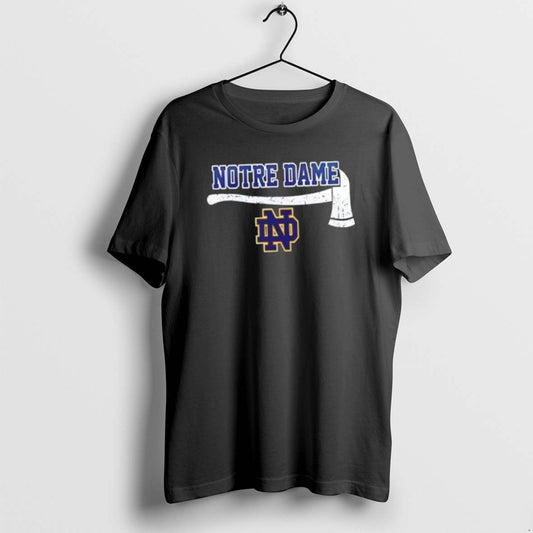 Official Firefighter Fire Dept Always Ready Notre Dame Fighting Irish 2 Sided