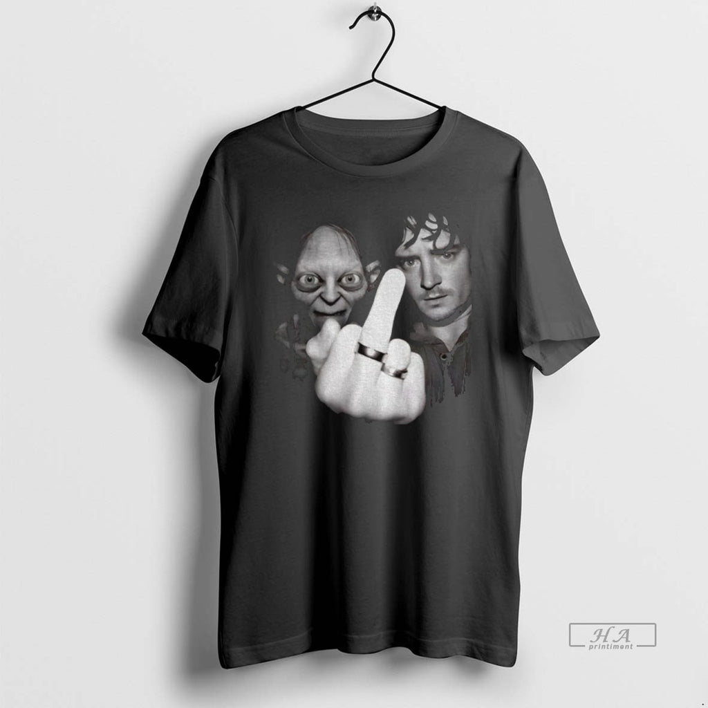 Official Frodo Baggins Gollum Middle Finger Together Vintage