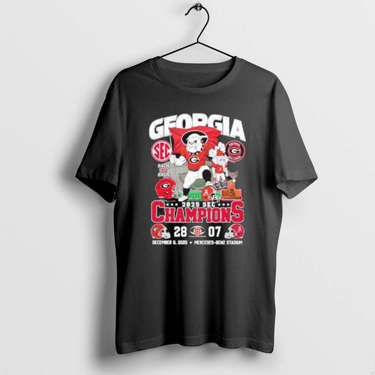 Official Georgia Bulldogs Mascot Beat Alabama 2025 Sec Conference Champions Score