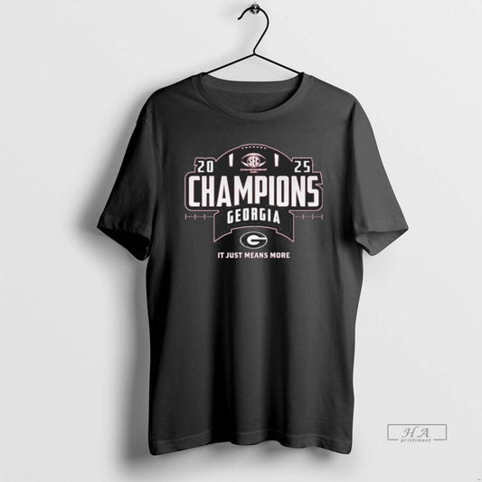 Official Georgia Bulldogs Sec Football Champions Locker Room 2025
